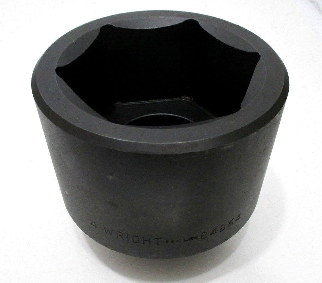 Wright Tool 84864 4" Impact Socket 1-1/2" Drive 6-Point 4 in. Made in USA