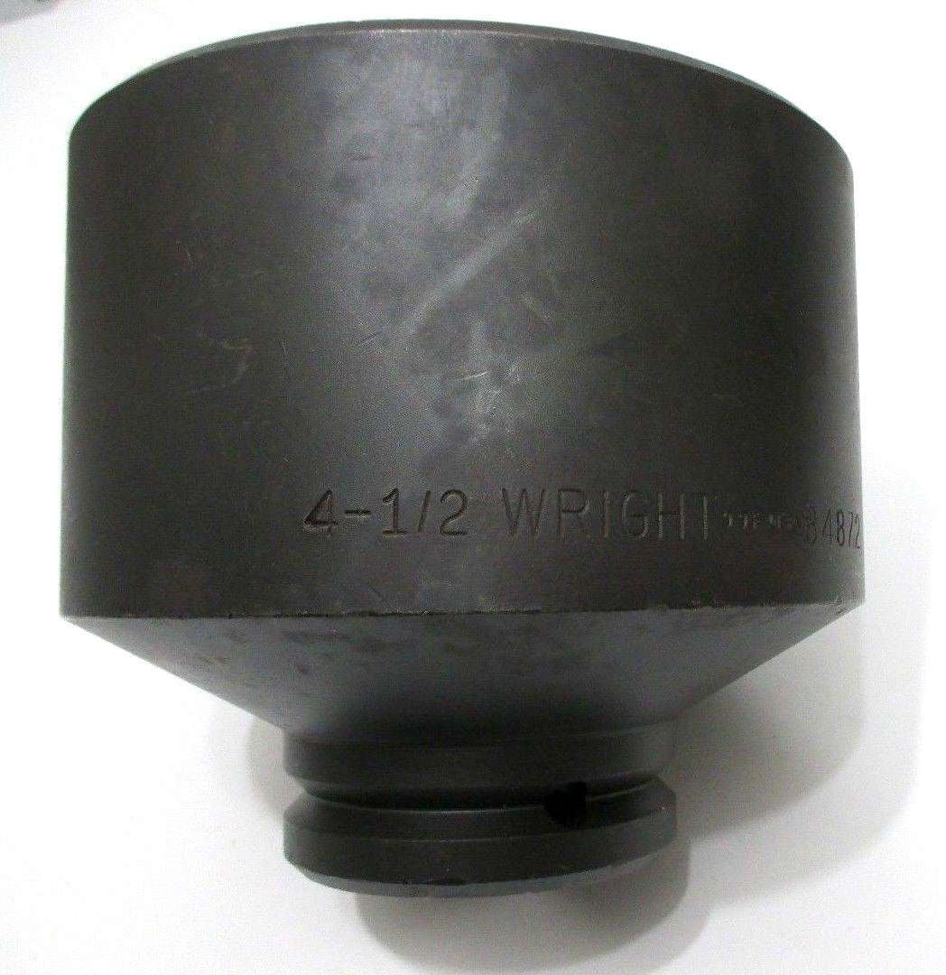 Wright Tool 84872 4-1/2" Impact Socket 1-1/2" Drive 6-Point 4-1/2 in Made in USA