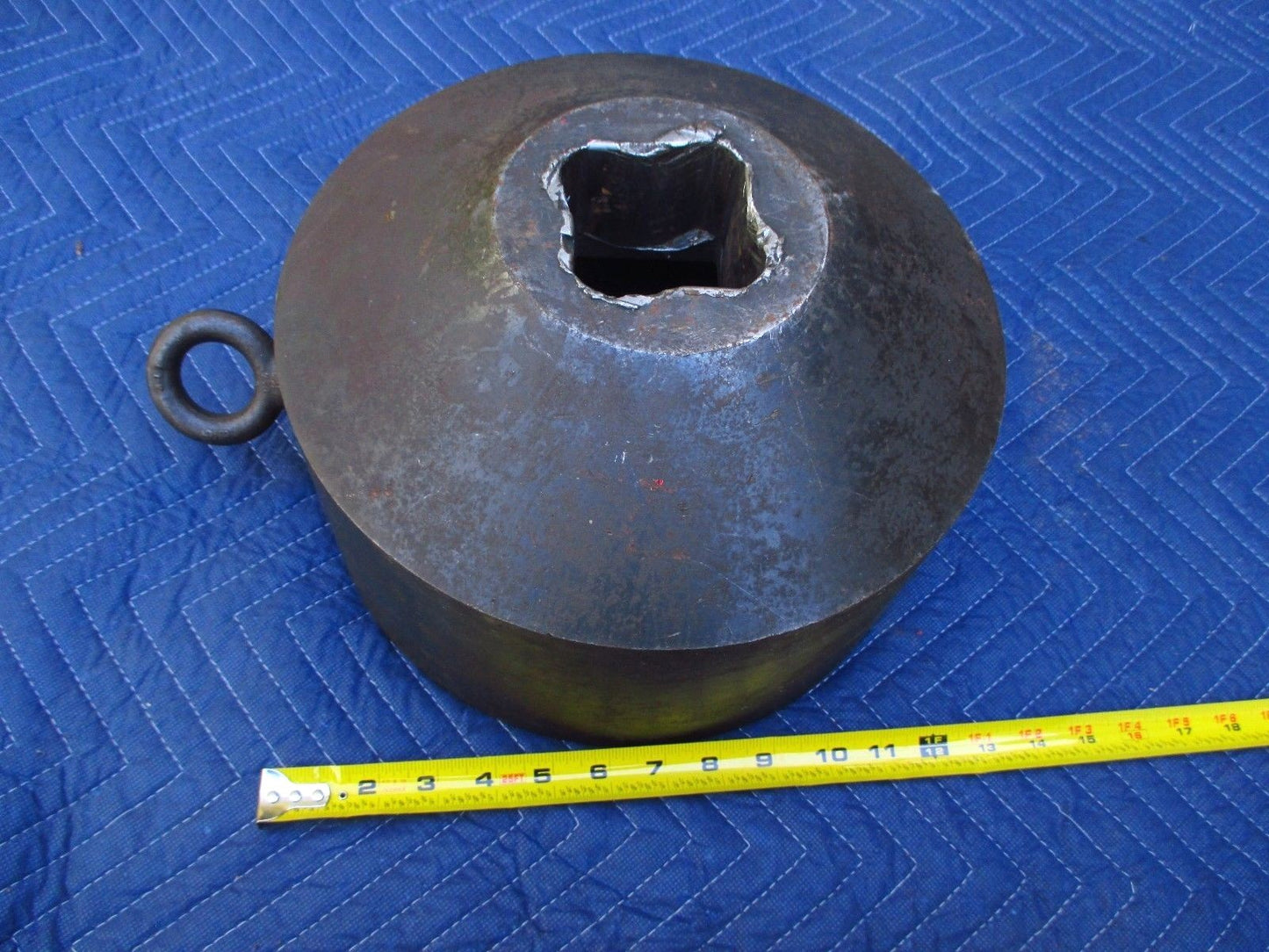 7-1/8" Impact Socket 2-1/2" Drive 4-Point 7-1/8 in Massive Custom Square Socket
