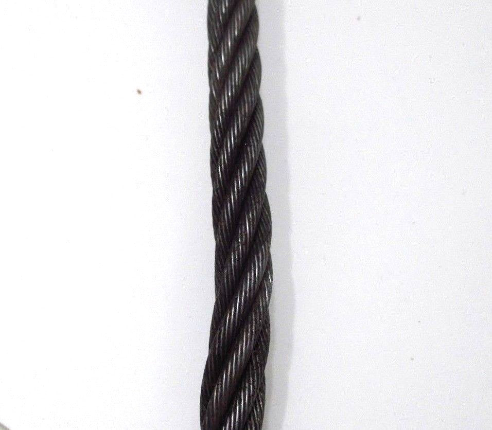 LOT of 2 LIFTALL Slings 3/8 x 4 FT 6 x 19 Crosby Swivel BL5A-2.3T BL-5A Hook USA