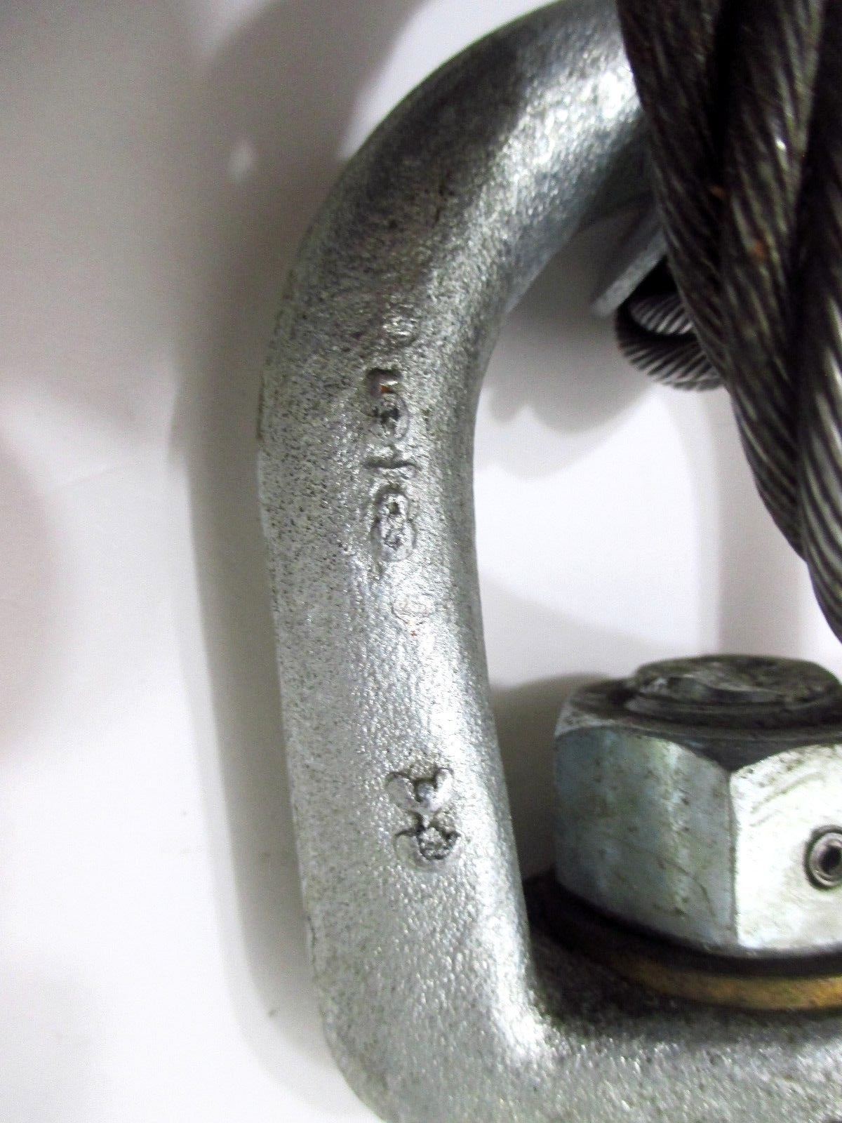 LOT of 2 LIFTALL Slings 3/8 x 4 FT 6 x 19 Crosby Swivel BL5A-2.3T BL-5A Hook USA