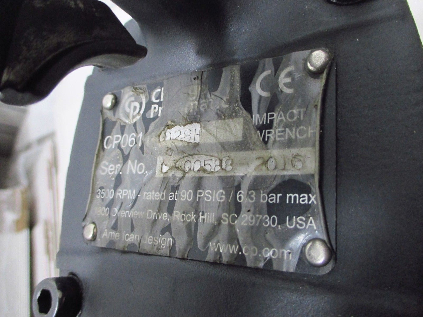 2016 Chicago Pneumatic CP0611-D28H 1" CP Impact Wrench Rebuilt 2,800 FT LBS Max