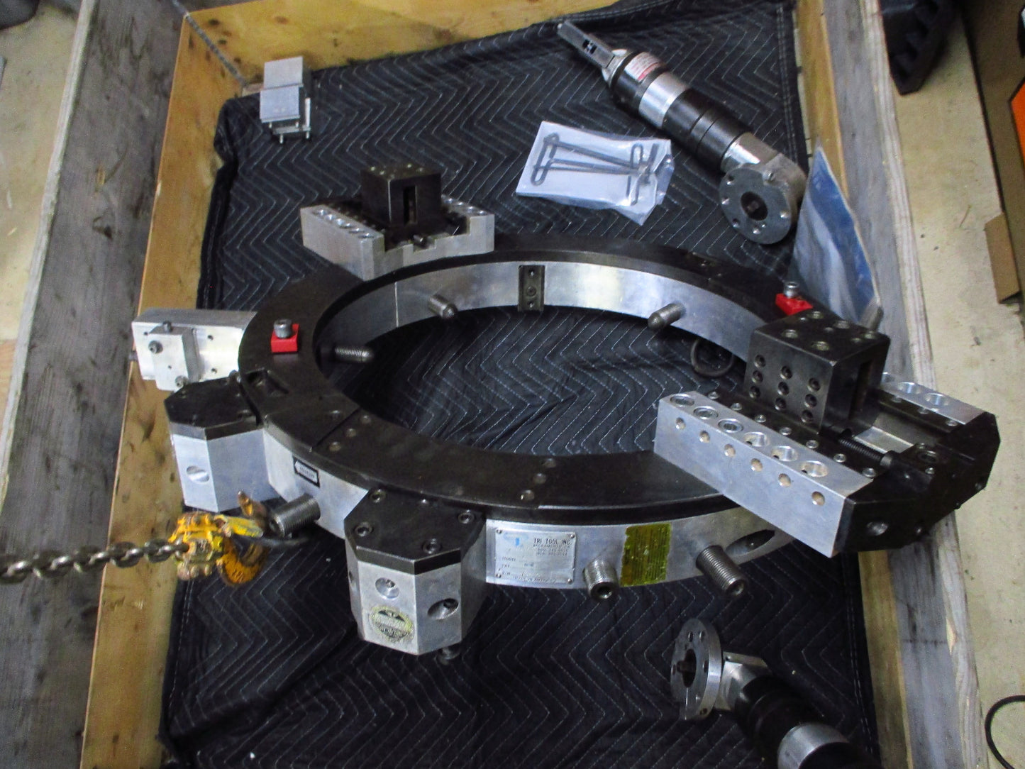Tri Tool 620RBL Low Profile Clamshell Lathe Split Frame 14" - 20" Dual Air-Motor