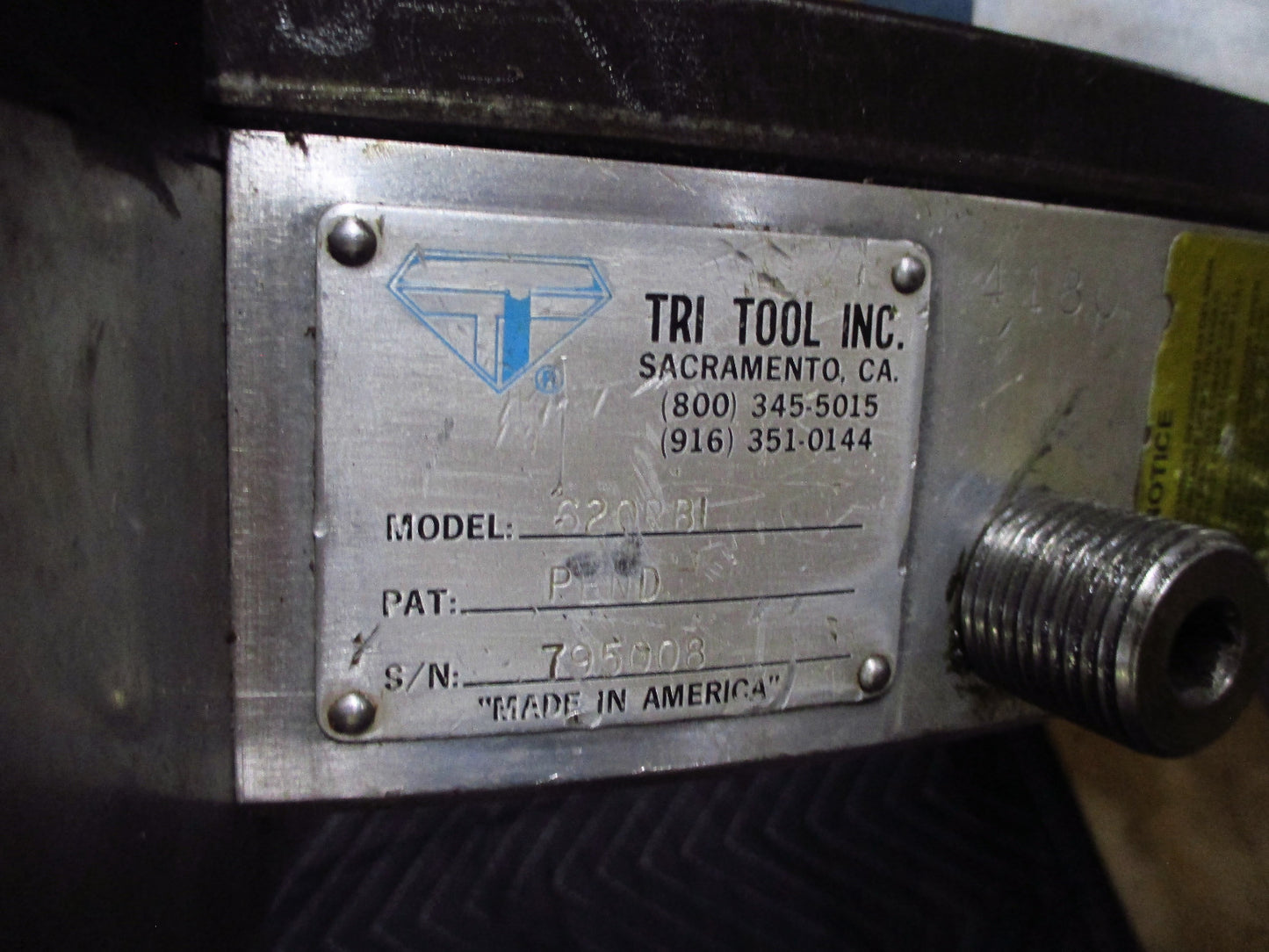 Tri Tool 620RBL Low Profile Clamshell Lathe Split Frame 14" - 20" Dual Air-Motor