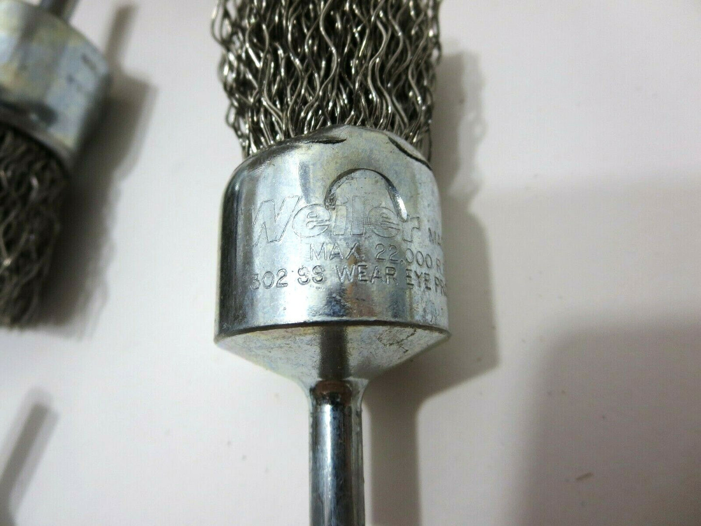 WEILER 10024 1" .020 Stainless Crimped Wire End Brush BOX OF 10 - Made in USA