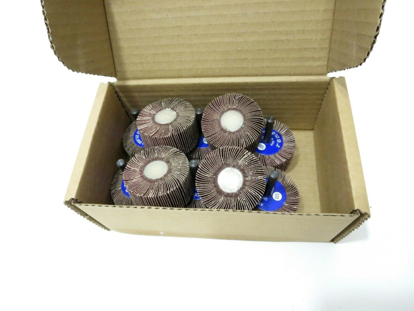 Garryson G10025 2 x 1 Premium Flap Wheel 120 Grit BOX of 10 Premium England Made