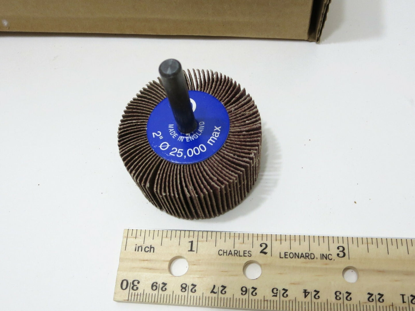 Garryson G10025 2 x 1 Premium Flap Wheel 120 Grit BOX of 10 Premium England Made