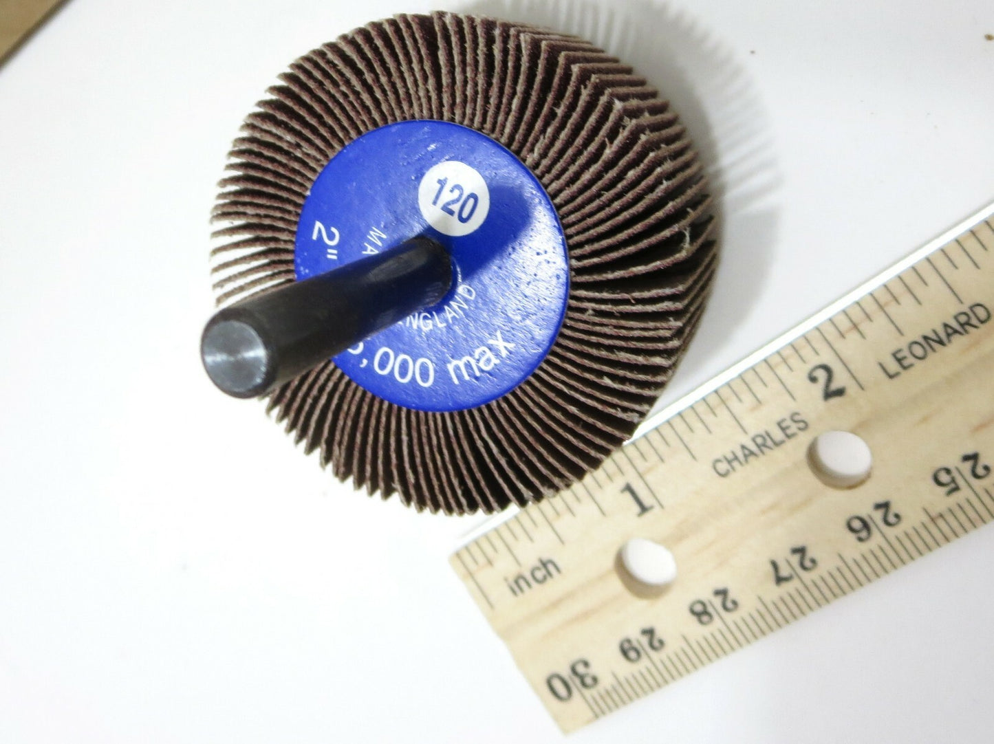 Garryson G10025 2 x 1 Premium Flap Wheel 120 Grit BOX of 10 Premium England Made