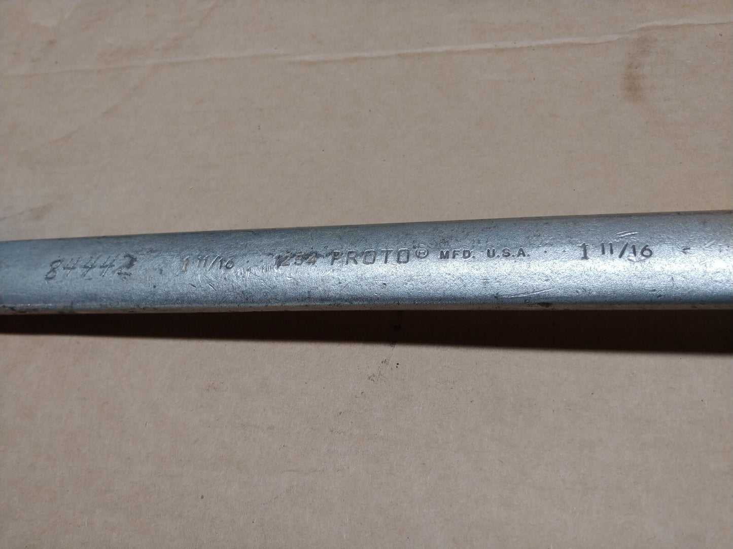 PROTO 1254 1-11/16 in. Combination Wrench J1254 Satin Made in USA