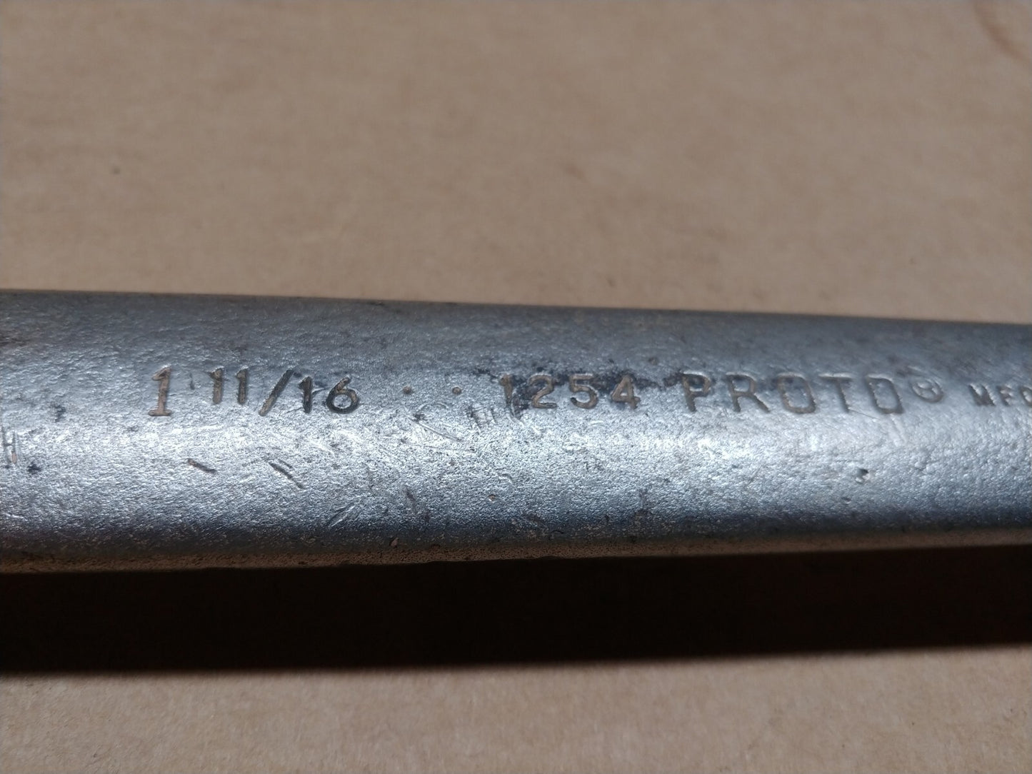 PROTO 1254 1-11/16 in. Combination Wrench J1254 Satin Made in USA