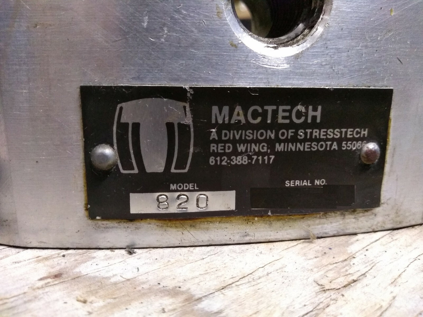 MACTECH 820 US Clamshell Pipe Lathe Split Frame 16 - 20 in w/ Hydraulic Motor