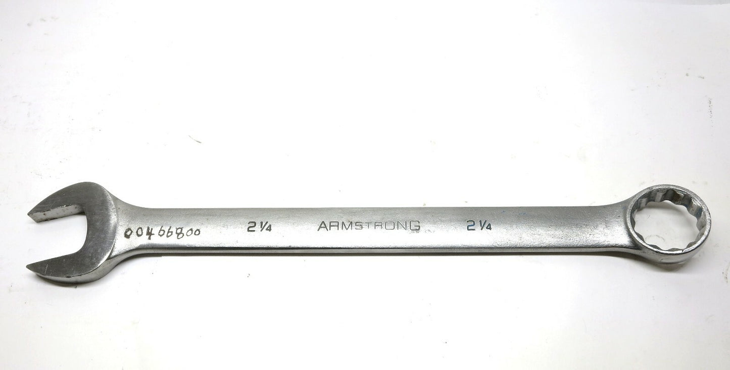 Armstrong 25-272 2-1/4 in Combination Wrench Long Pattern Satin Made in USA
