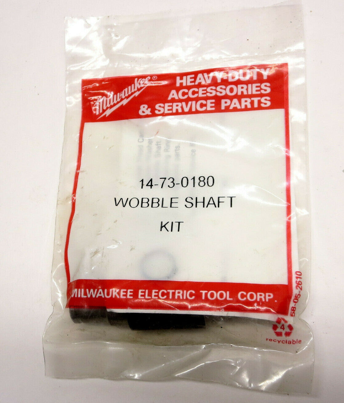 Milwaukee 14-73-0180 Sawzall Wobble Shaft 2 PC Service Kit w/ Instructions Guide