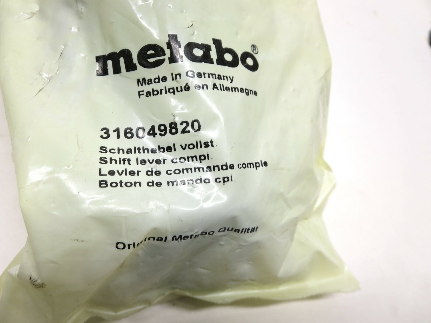 Metabo 316049820 Angle Grinder Paddle Shift Lever Complete WEP14-150 WP11-125