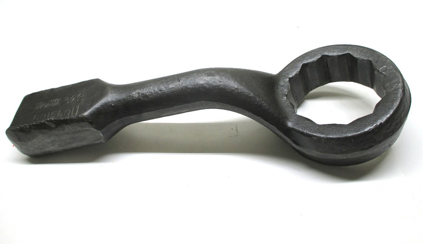 Wright Tool 19124 3-7/8 Offset 12 Point Black Striking Face Wrench Made in USA