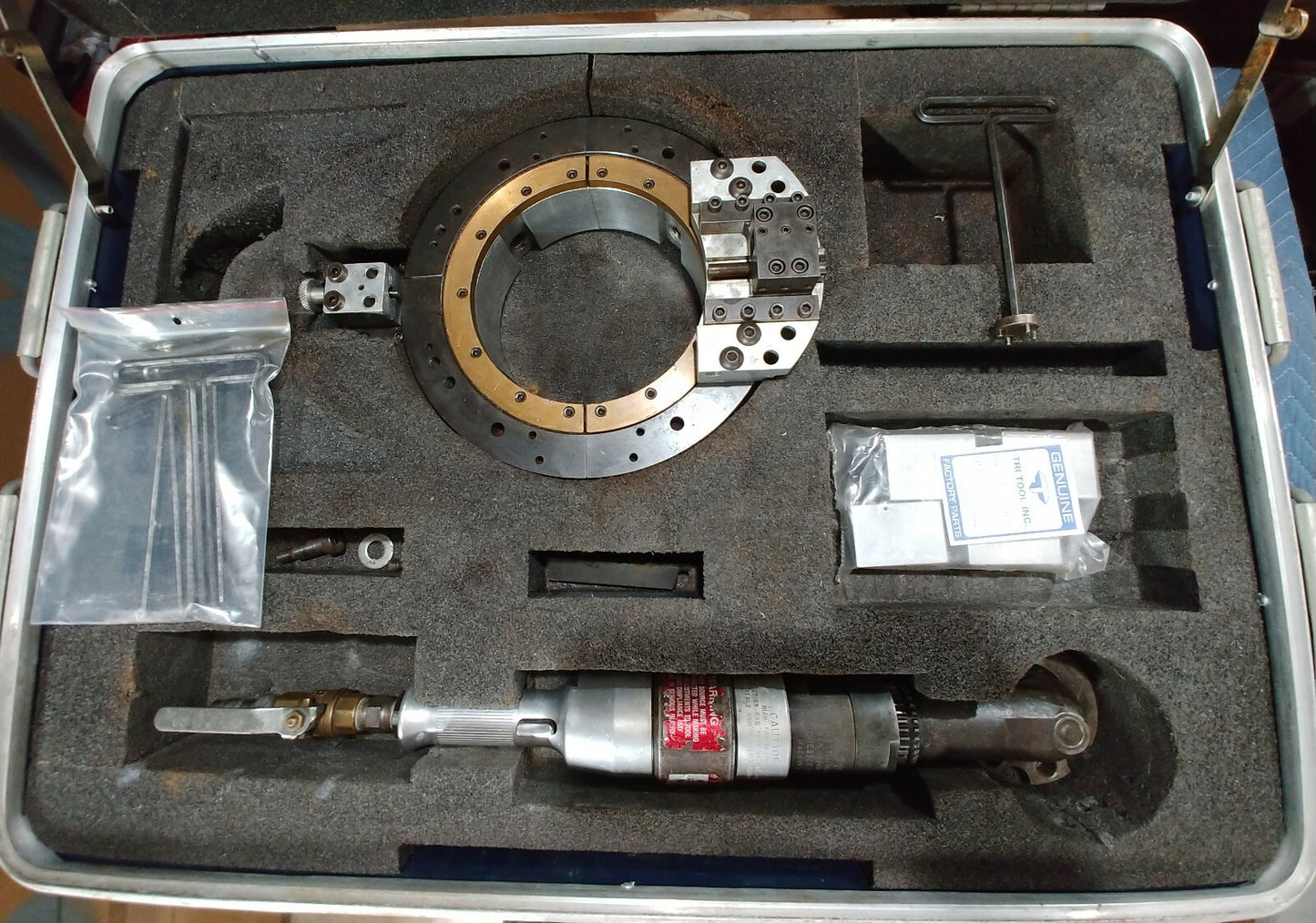 Tri Tool 606SB Clamshell Pipe Lathe w/ Air Motor – 2