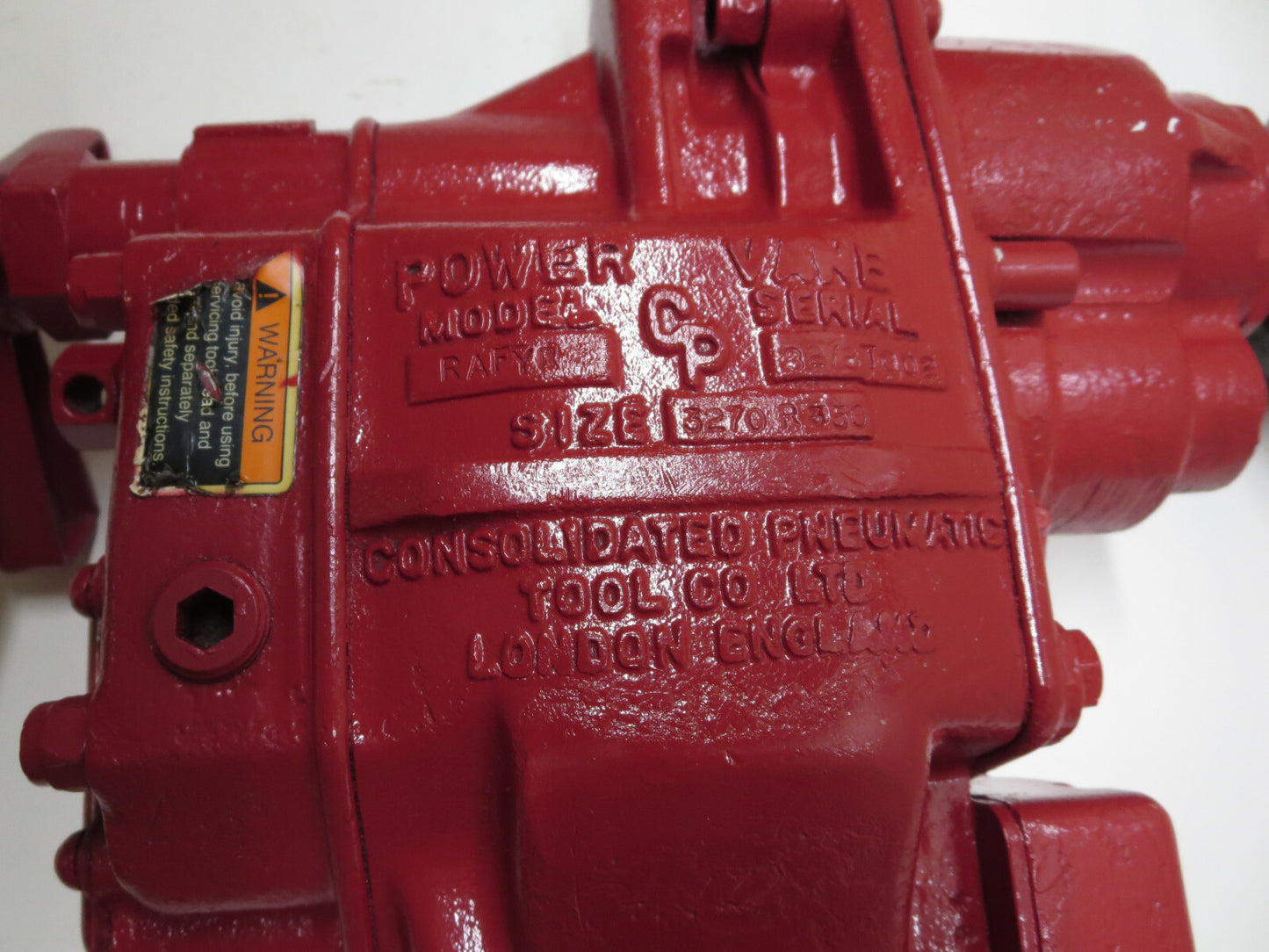 CP 3270R250 Consolidated Pneumatic 1-1/4 Air Drill w/ Jacobs 20N 1" Super Chuck