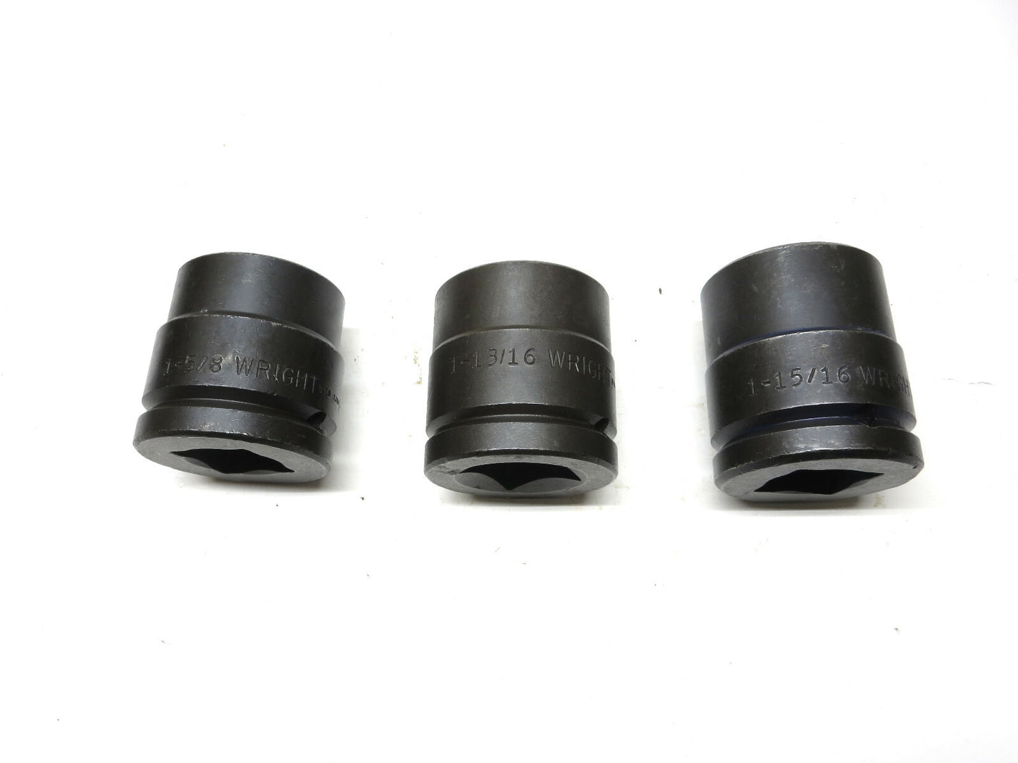 Wright Tool 3 PCS 1-1/2" Drive Impact Sockets 1-5/8, 1-13/16 & 1-15/16 in.