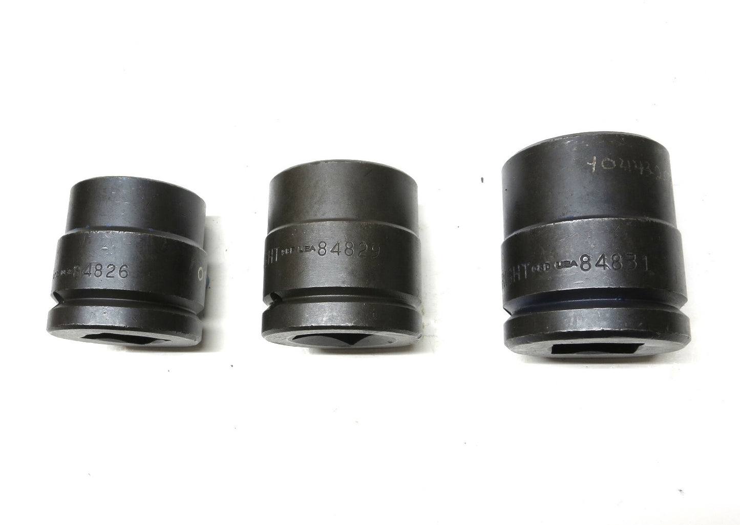 Wright Tool 3 PCS 1-1/2" Drive Impact Sockets 1-5/8, 1-13/16 & 1-15/16 in.