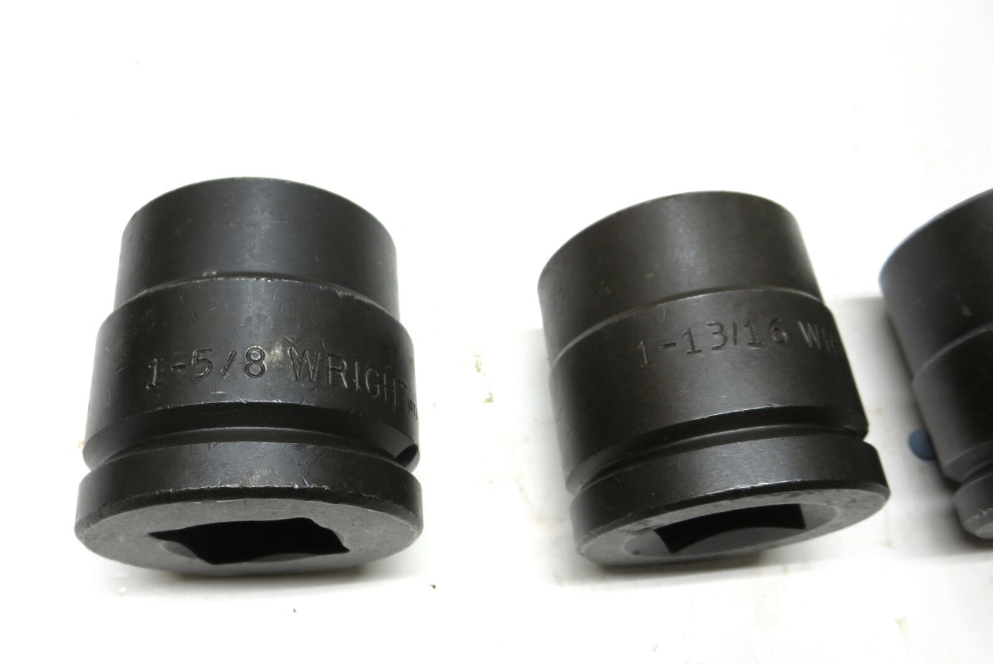 Wright Tool 3 PCS 1-1/2" Drive Impact Sockets 1-5/8, 1-13/16 & 1-15/16 in.