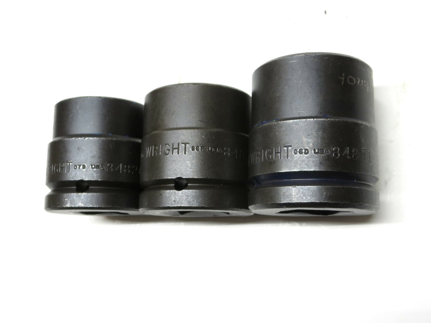 Wright Tool 3 PCS 1-1/2" Drive Impact Sockets 1-5/8, 1-13/16 & 1-15/16 in.