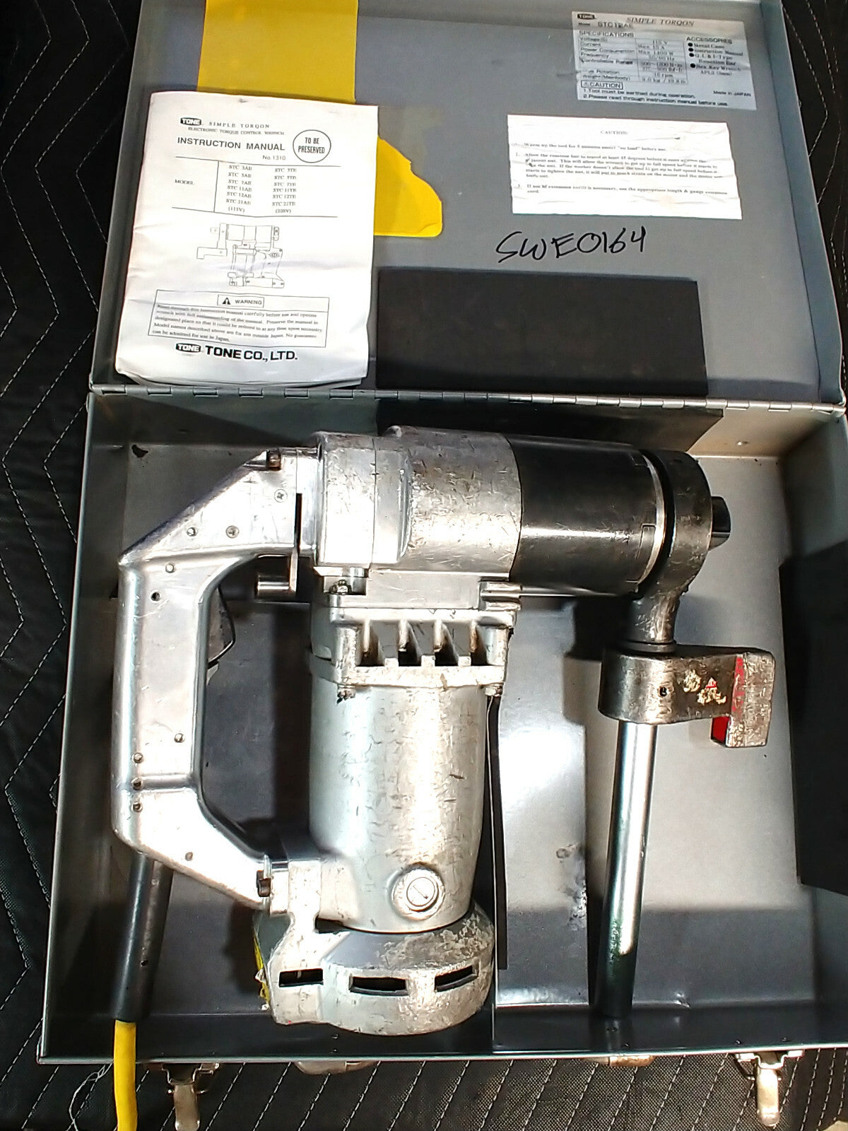 TONE STC12AE Adjustable Torque Control Wrench Simple Torqon 1" Dr. Torque Tested
