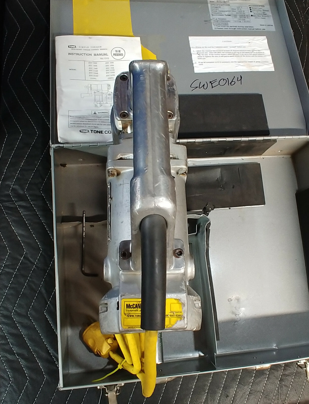 TONE STC12AE Adjustable Torque Control Wrench Simple Torqon 1" Dr. Torque Tested