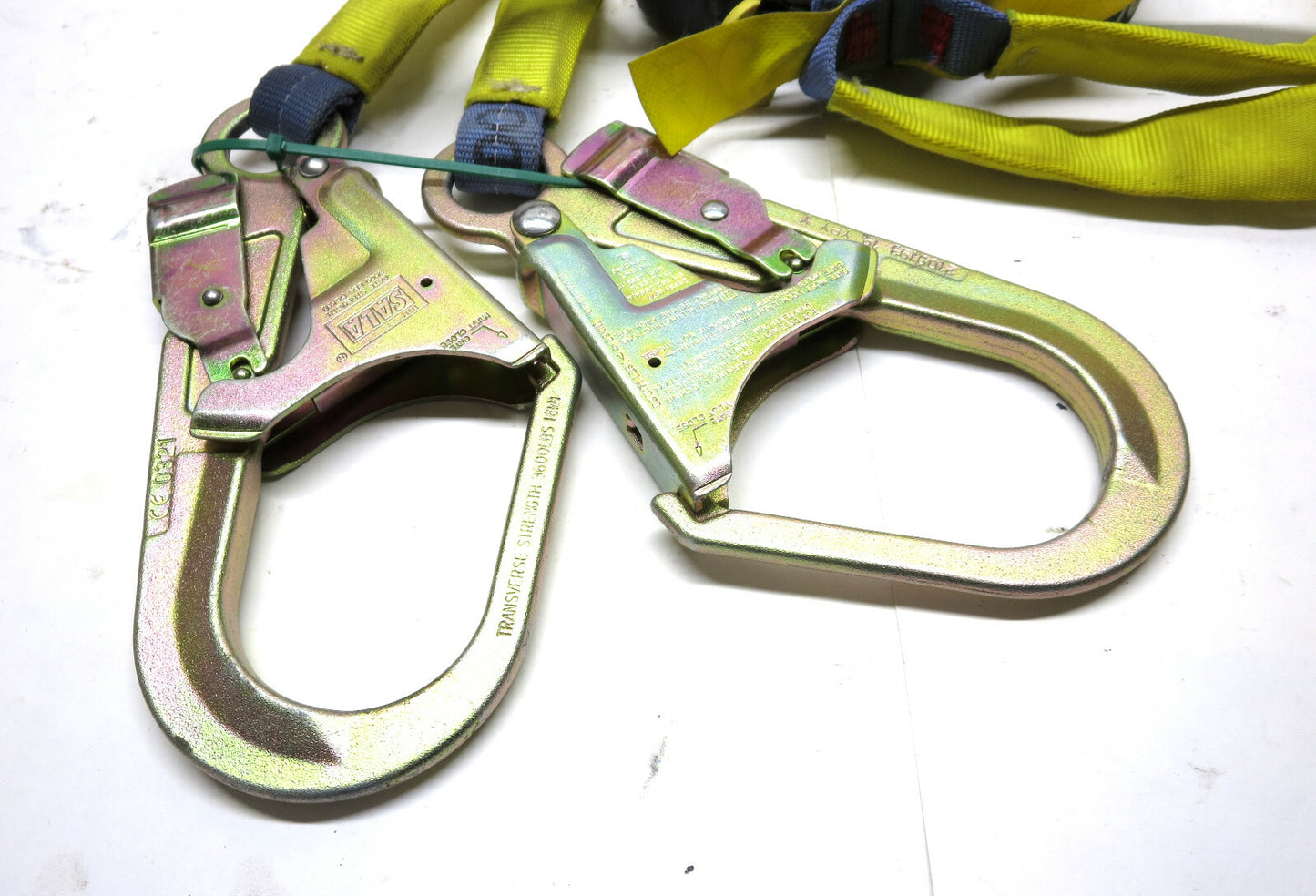 1 EA. DBI-SALA TALON 3102102 Twin Leg SRL w/ Steel Hooks Excellent Condition