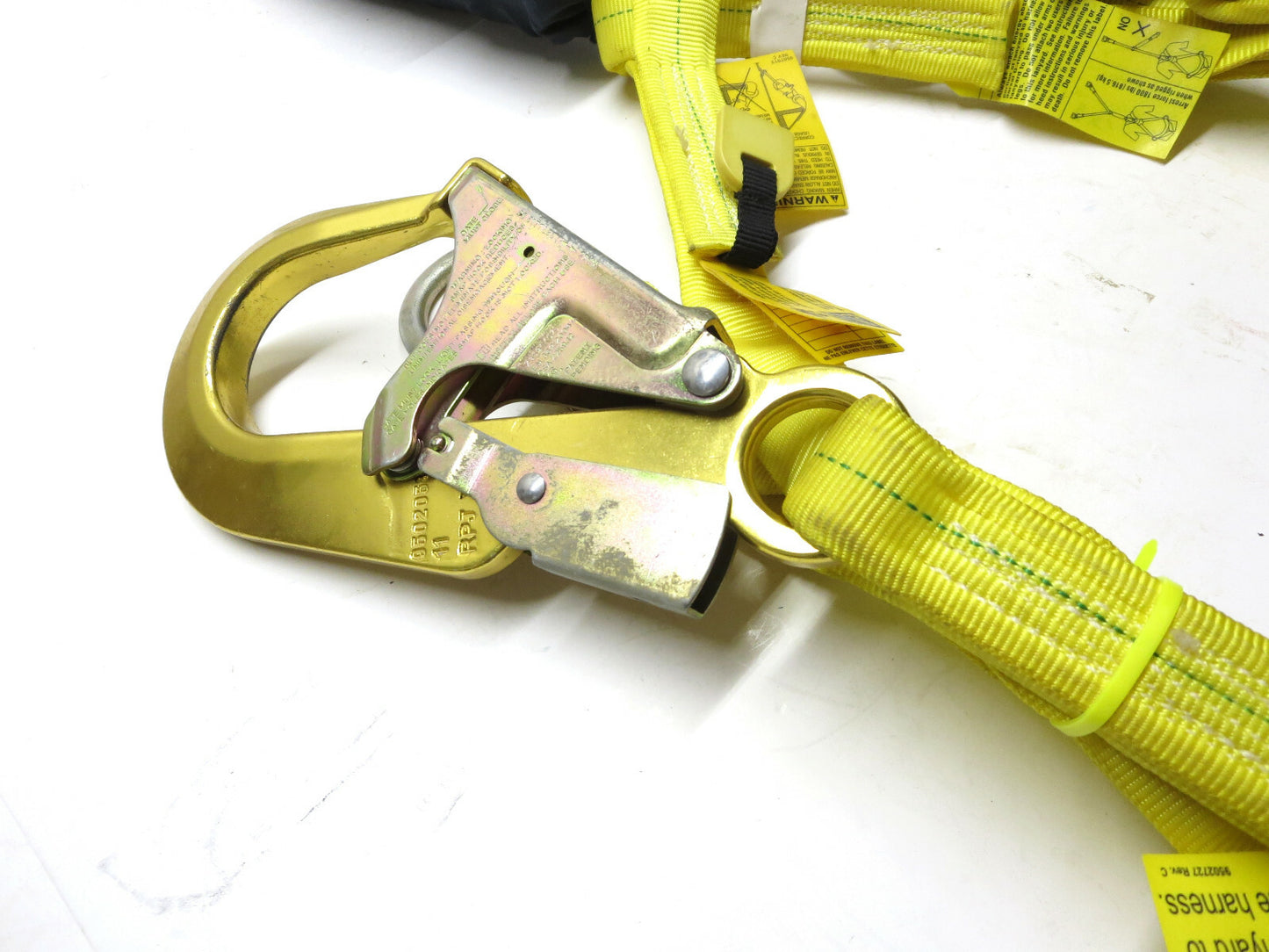 DBI-SALA EZ STOP II Twin Leg Shock Absorbing Lanyard 1241219 Aluminum Hooks