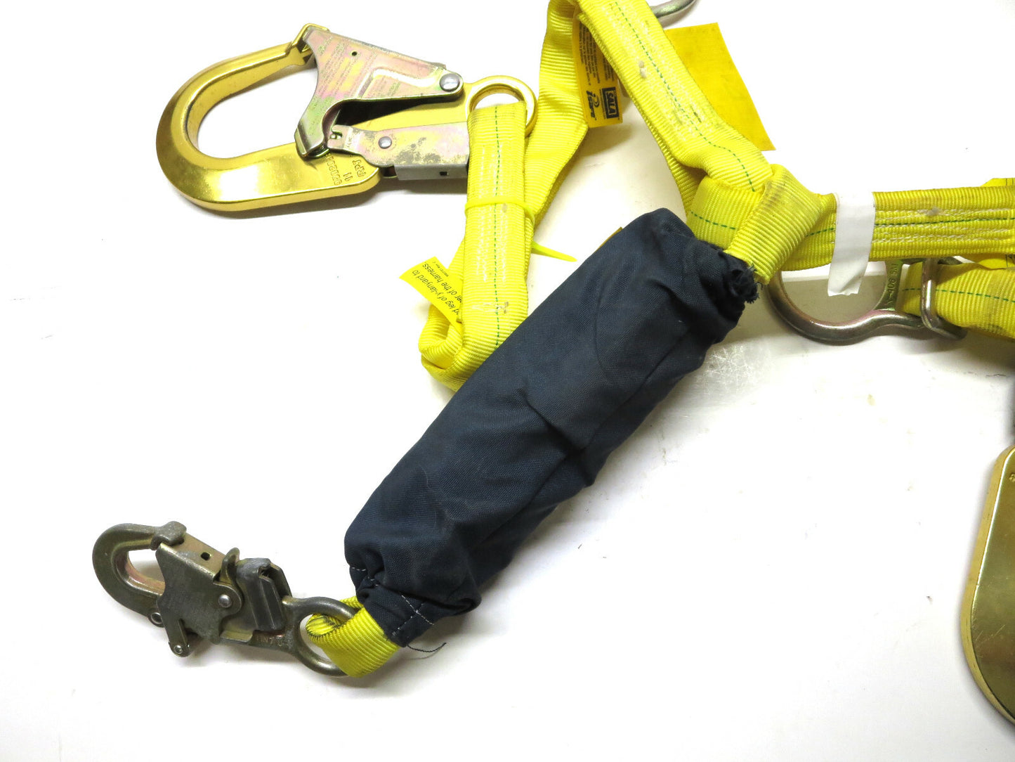 DBI-SALA EZ STOP II Twin Leg Shock Absorbing Lanyard 1241219 Aluminum Hooks