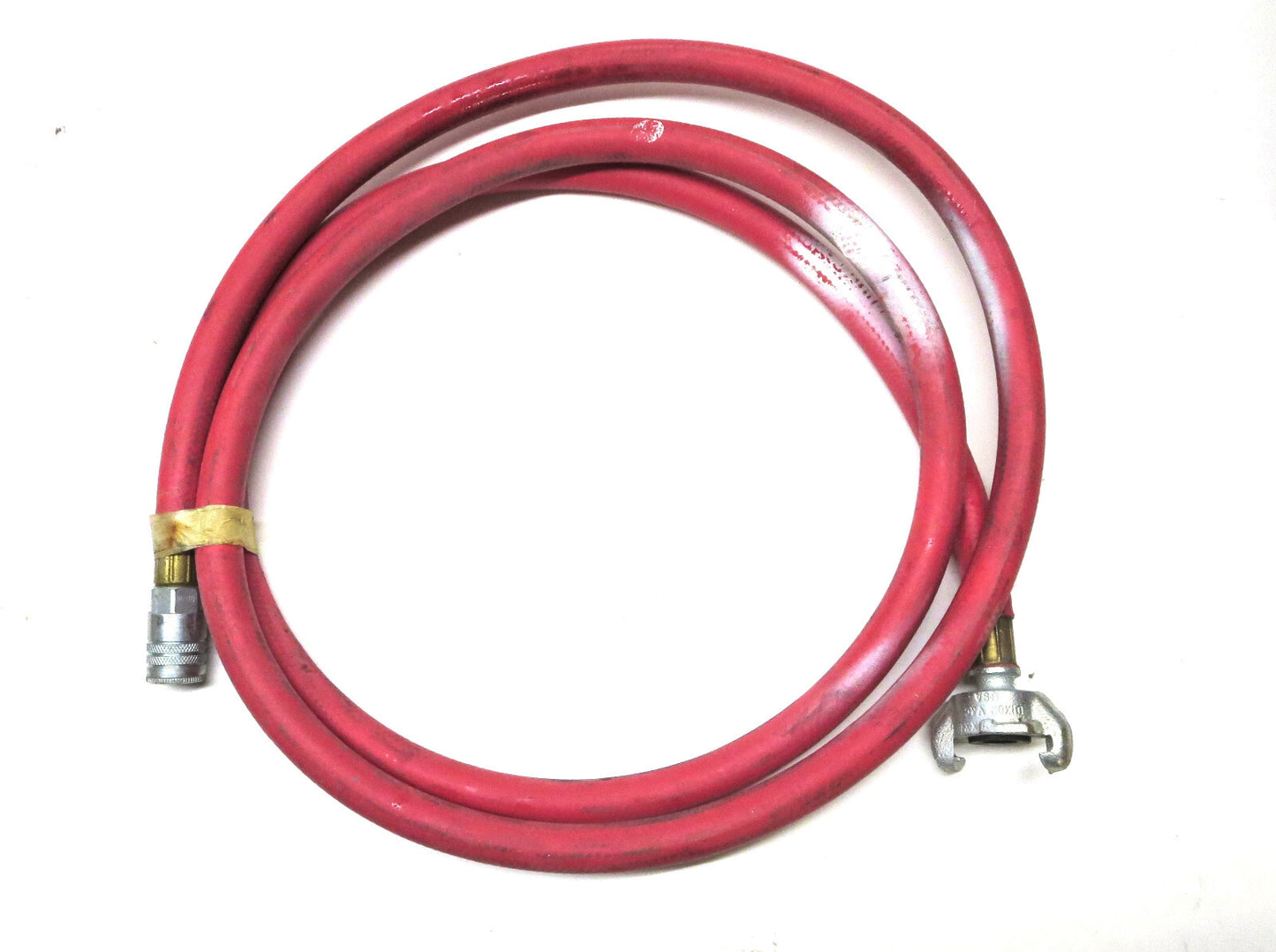 1/2 x 10 Parker Rubber Air Hose Assembly 250 PSI w/ Quick Connect GST II USA