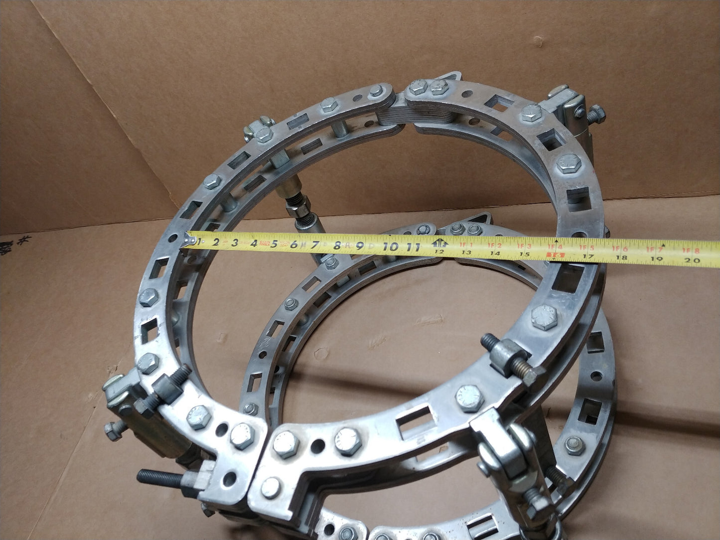 WALHONDE TOP LINER 16" SS, Pipe to Pipe Clamp, Stainless Steel, TL5016-SSPP