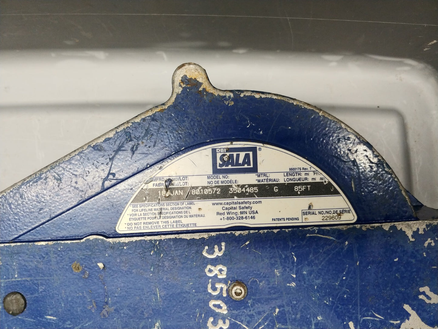 2018 DBI Sala Ultra-Lok 85 FT SRL 3504485 Self Retracting Lifeline