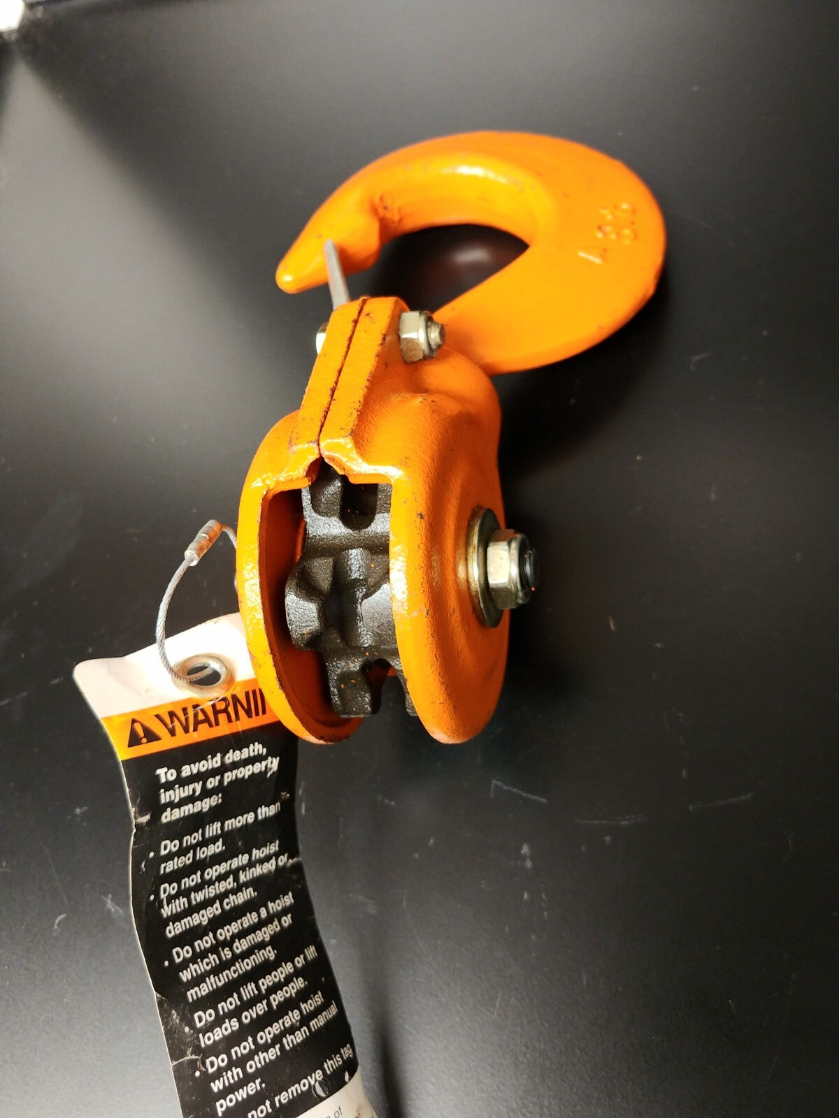 Ingersoll Rand 3 Ton Chain Hoist Bottom Hook Set P/N 2372924 for VL2-030 Premium