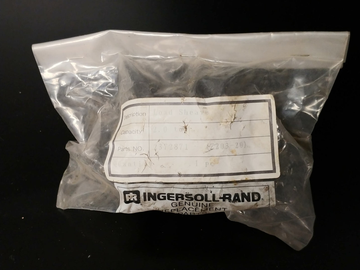Ingersoll Rand 2372871 Load Sheave 2 ton Capacity New in Package for VL2 Hoists