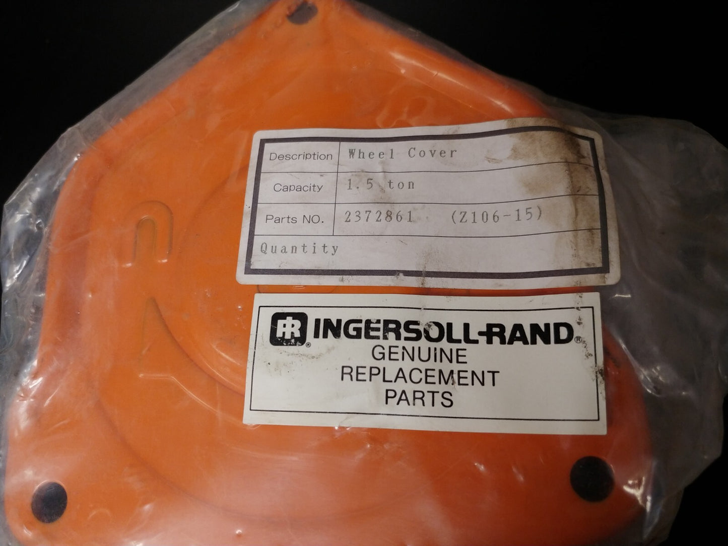 Ingersoll Rand 2372861 Wheel Cover 1.5 ton MCH5 Series Hoists Made in Japan