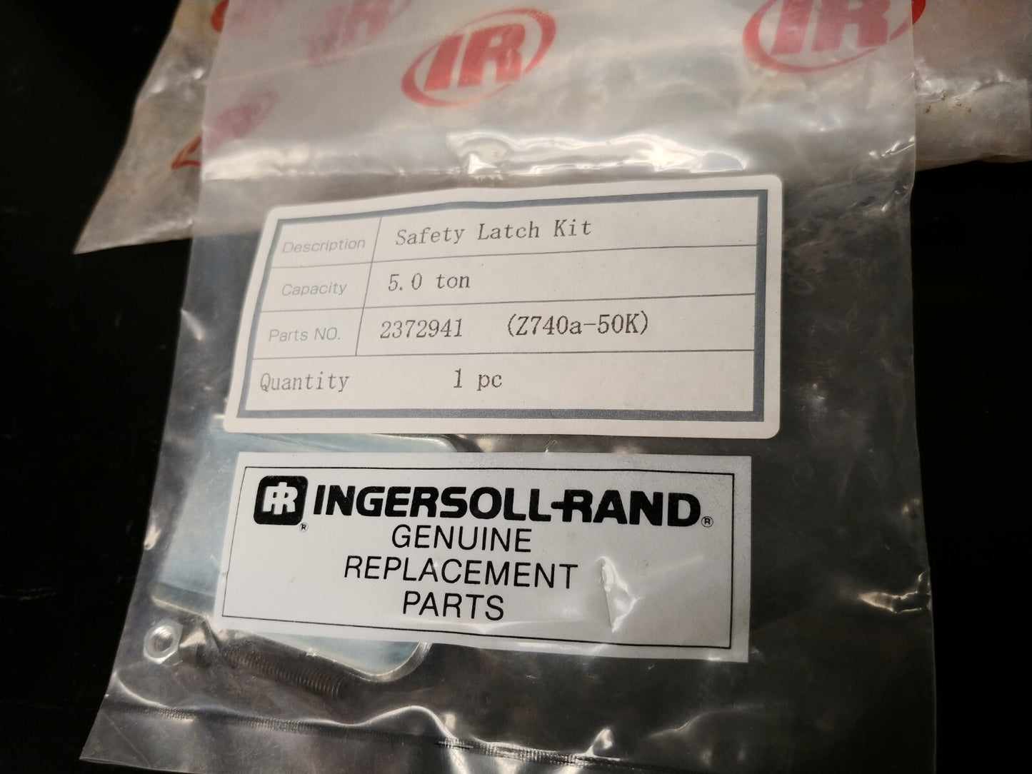 Ingersoll Rand Hook Latch Kit P/N 2372941 5 ton VL2 / MCH5 Chain Hoists