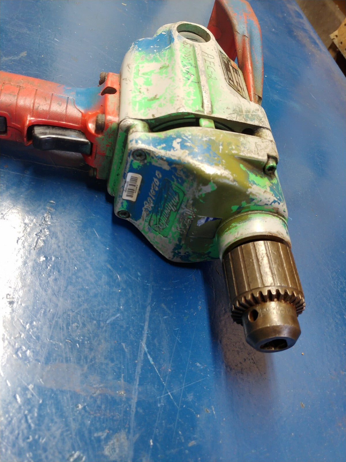 Milwaukee 1/2" Drill 1610-1 w/ Jacobs Chuck + Key 650 RPM F/R Switchable 7.0 Amp