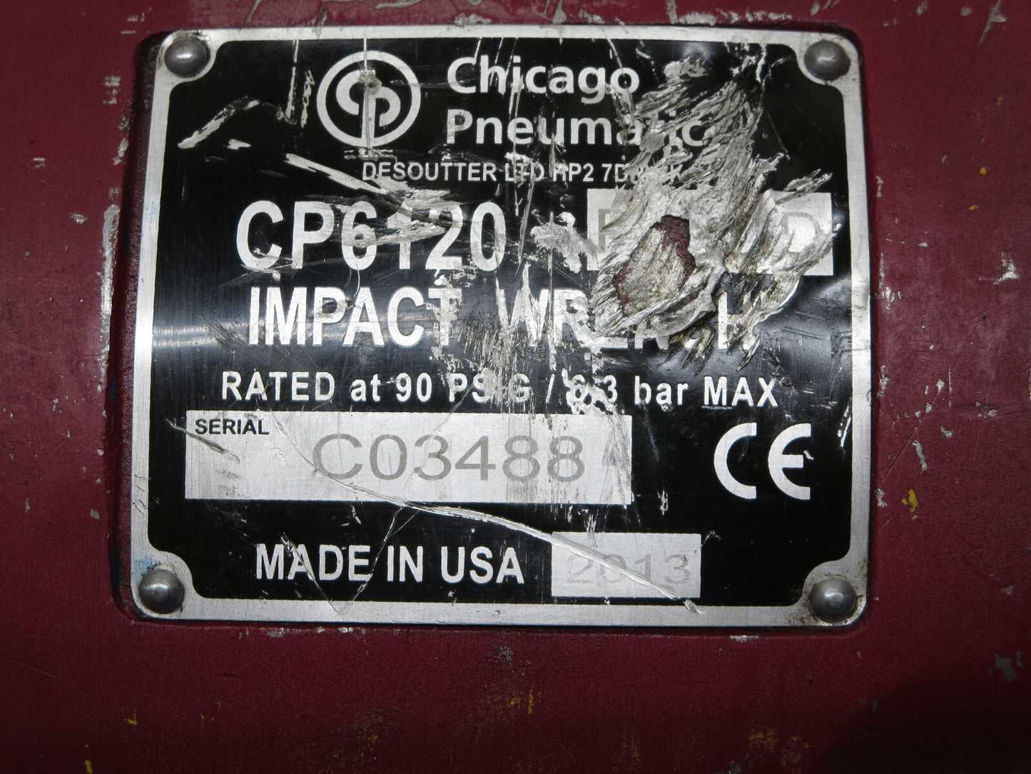 Chicago Pneumatic CP6120-PASED Impact Wrench 1-1/2 in. Drive C03488 Made in USA