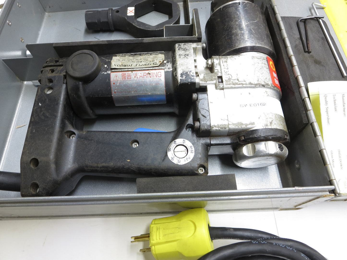 TONE STC7AE STC 1 in. Drive Torque Control Wrench 115v Electric Torque Tested