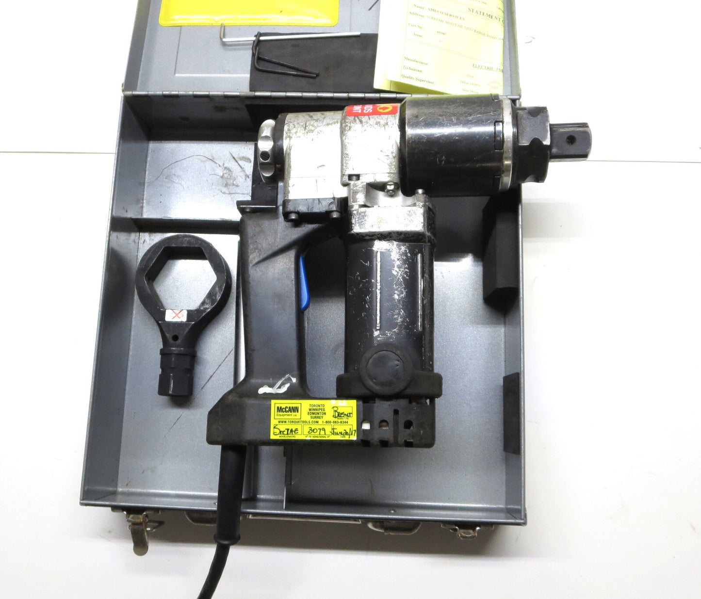 TONE STC7AE STC 1 in. Drive Torque Control Wrench 115v Electric Torque Tested