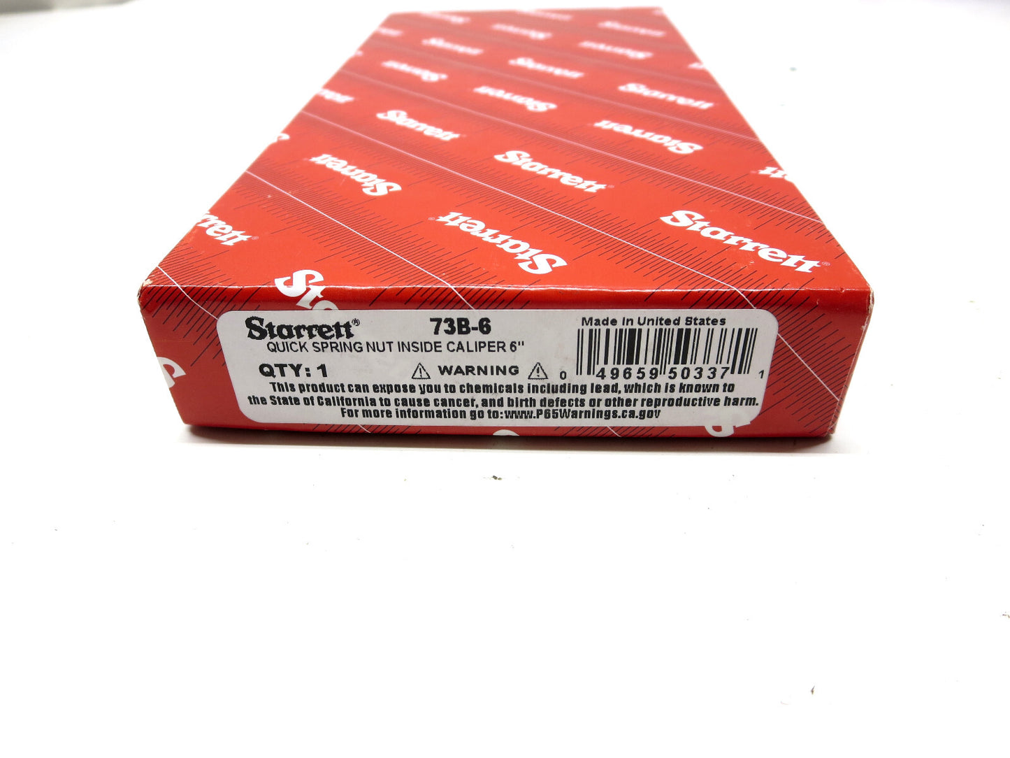 1 ea. New Starrett 73B-6 Caliper, Inside Spring, 6 in. 50337 Made in USA