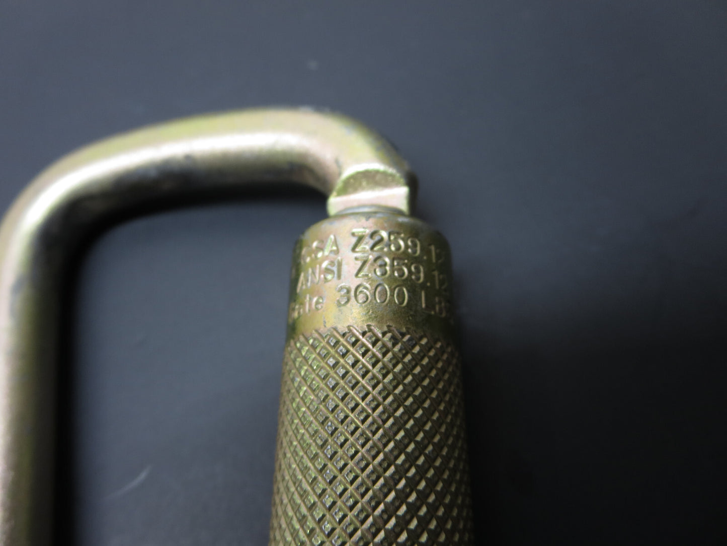 FallTech 8445 SRL Steel Carabiner Self Locking Twist 7/8 Opening 3,600 lb Gate