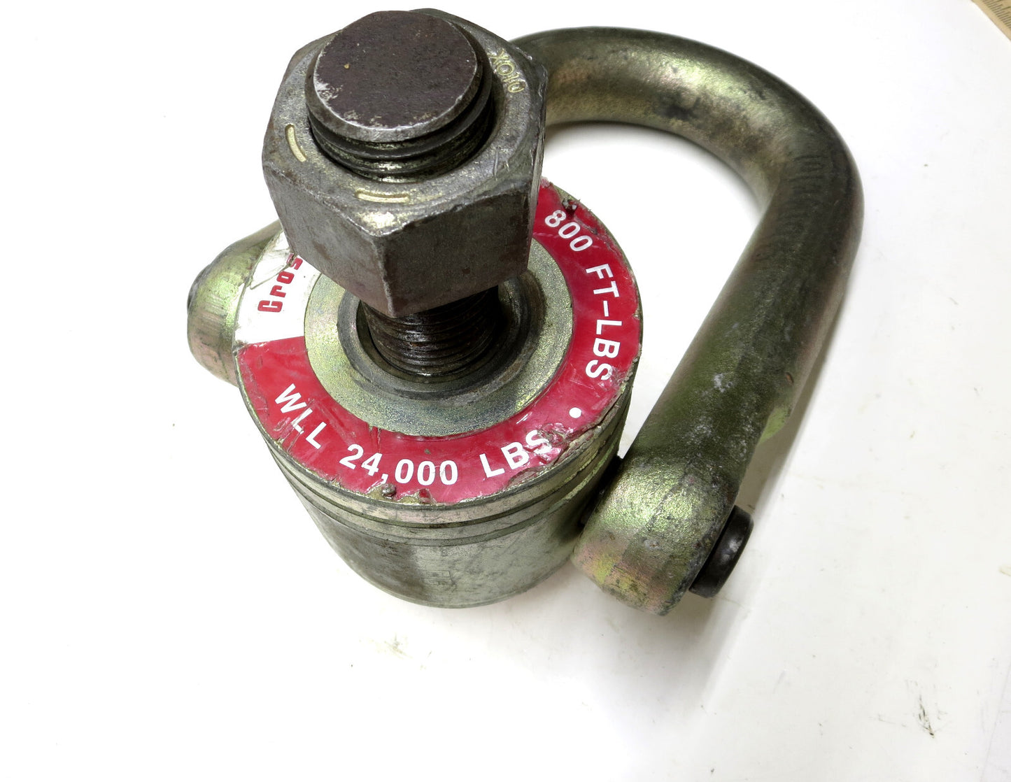 Crosby USA 1016986 HR-125 Swivel Hoist Ring WLL 24,000 LB, 1-1/2 -6 X 6.75 in.