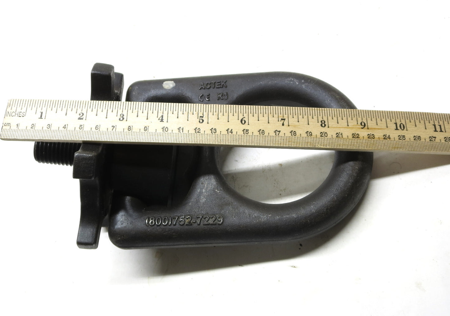 ACTEK 8,000 LBS SPEED BASE® Hoist Ring p/n 42204 7/8"-9 Thread Made in USA