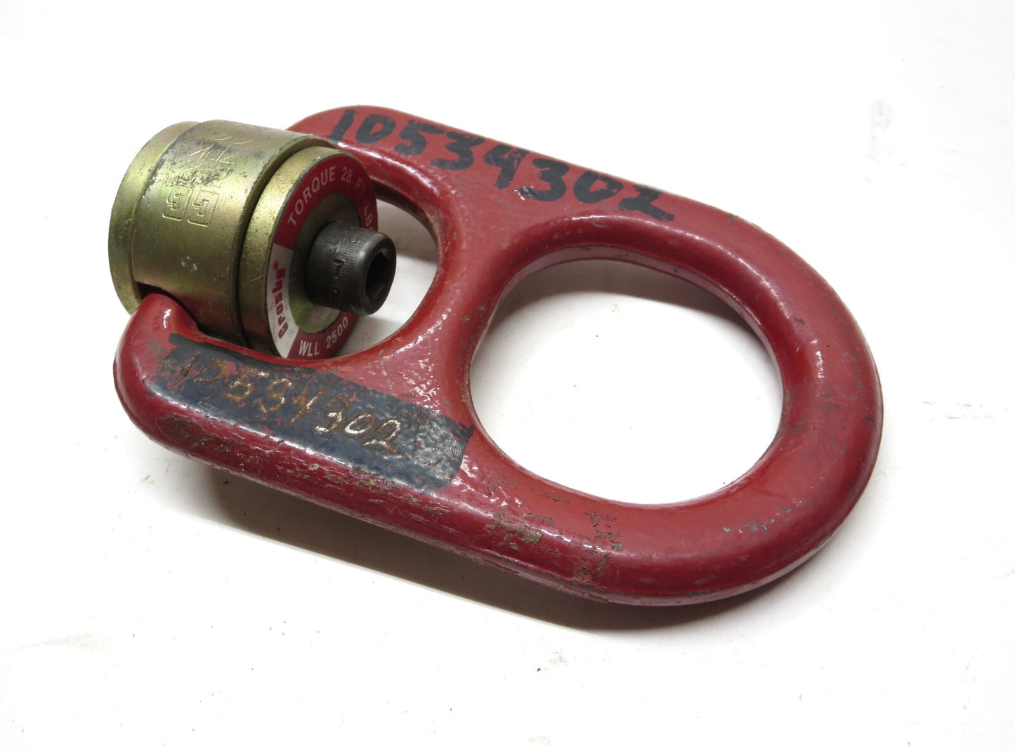 Crosby 1068010 HR-1000 Hoist Ring UNC WLL 2,500 LBS 1/2"-13 - x .69" Made in USA