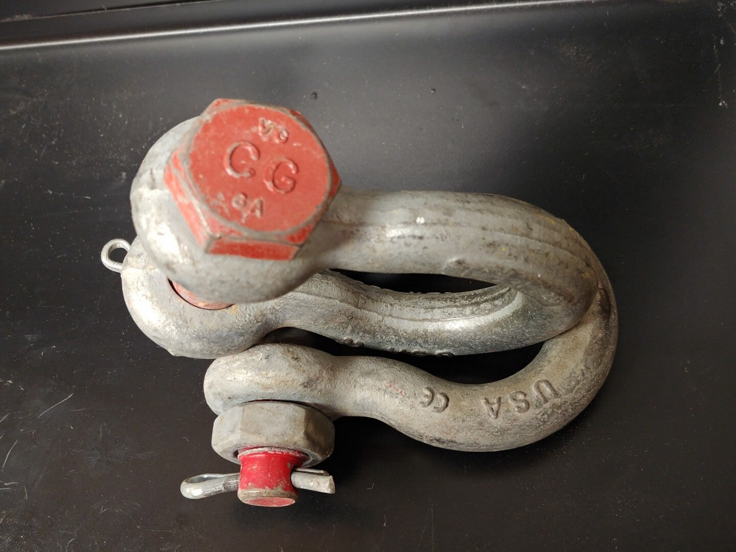 LOT OF 2 EA. Crosby 7/8 Bolt Type Anchor Shackles 6-1/2 ton G-2130 USA 1019533
