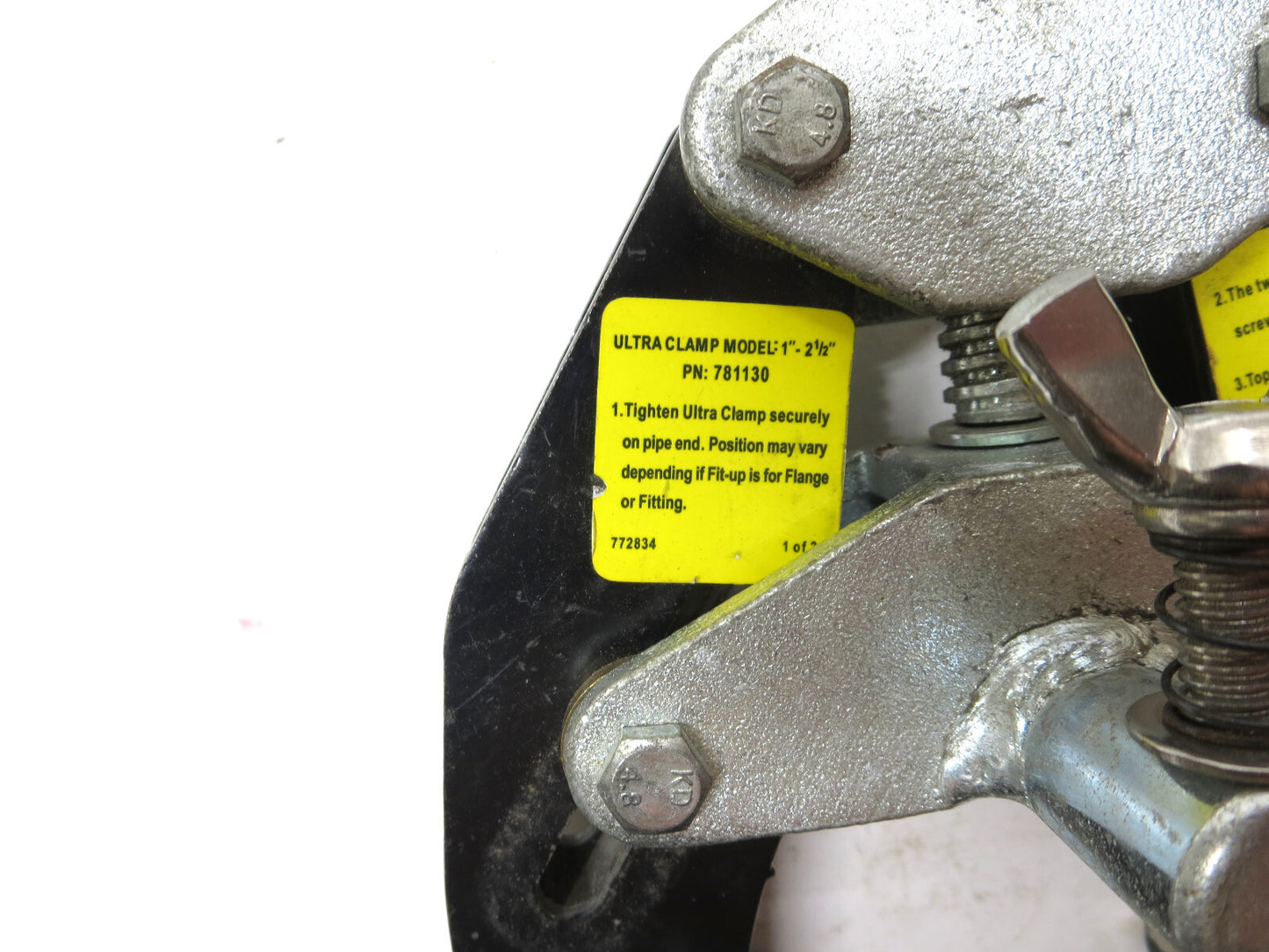 SUMNER 781130 Pipe Clamp 1 to 2-1/2 in. Adjustable Ultra Clamp UC1-2.5 EXC. Cond