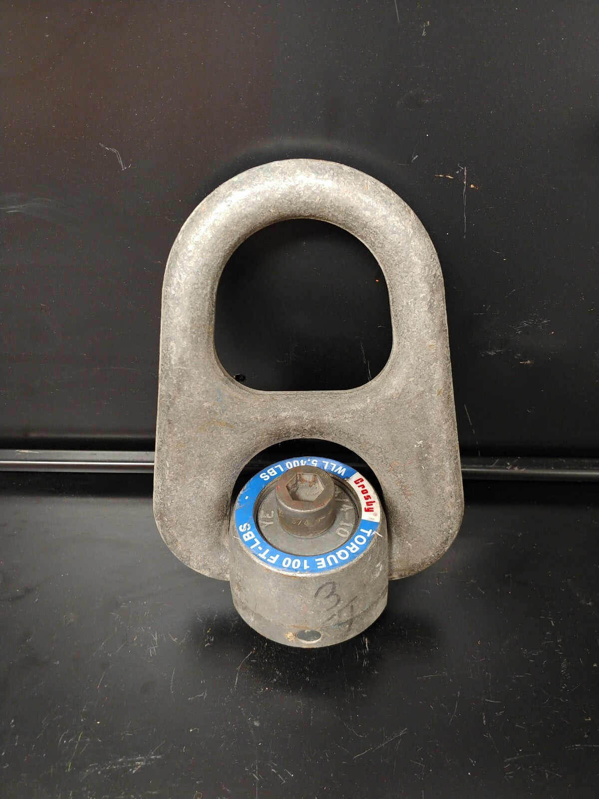 Crosby 3/4" Cold Tuff 6608130 HR-1000CT Swivel Hoist Ring 5,400 lbs WLL