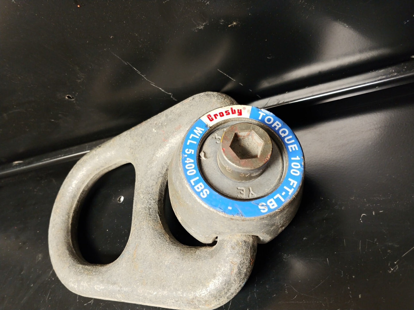 Crosby 3/4" Cold Tuff 6608130 HR-1000CT Swivel Hoist Ring 5,400 lbs WLL
